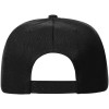 

 
Бейсболка Snapback с прямым козырьком, черная