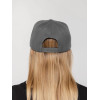 

 
Бейсболка Snapback с прямым козырьком, серая