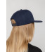 

 
Бейсболка Snapback с прямым козырьком, темно-синяя