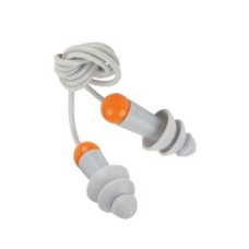 Беруши противошумные многоразовые силиконовые со шнурком Jeta Safety JEM31-b SNR 33дБ