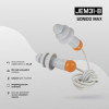 

 
Беруши противошумные многоразовые силиконовые со шнурком Jeta Safety JEM31-b SNR 33дБ 