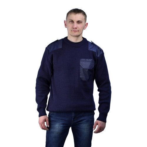 

 
Джемпер форменный т-синий с накладками