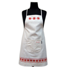 Фартук кухонный 72х68 см. MOGOTEX "Home Collection" декор 40 (ткацкий рисунок 2341, колорит 010101)