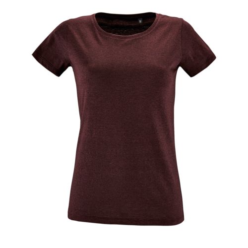 

 
Футболка женская Regent Fit Women, бордовый меланж