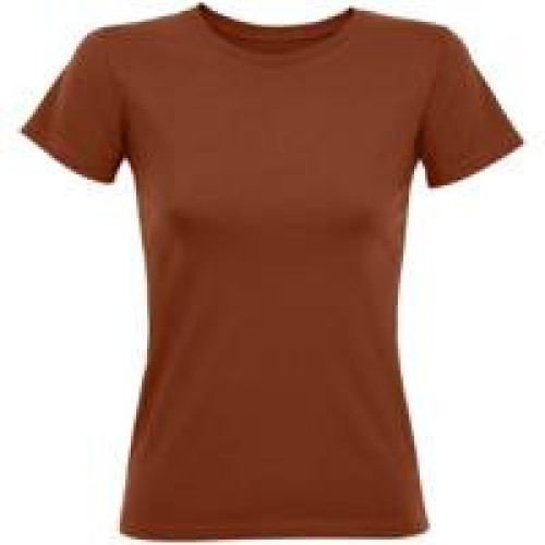 

 
Футболка женская Regent Fit Women, коричневая (терракотовая)