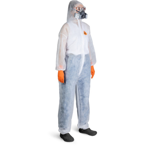 

 
Комбинезон защитный одноразовый JPC100, плотность 40 г/м², белый, Jeta Safety