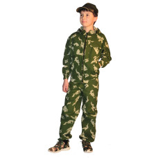 Костюм детский "Маскхалат-ХЛОПОК" тк.бязь, пл.140гр., кмф "Березка"