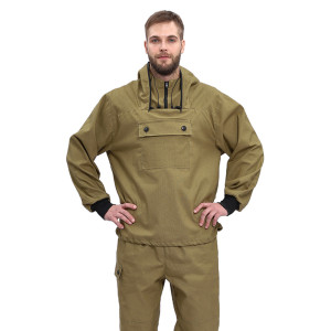 Костюм туристический ПРТНЦФ с сеткой "ТИР", цвет: хаки,ткань: палатка 235 Костюм туристический ПРТНЦФ с сеткой "ТИР", цвет: хаки,ткань: палатка 235