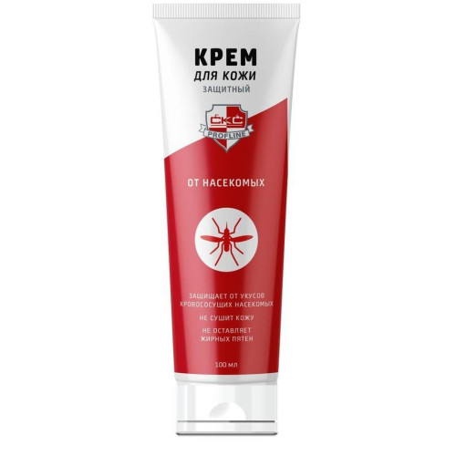 

 
Крем-репеллент для защиты кожи от укусов кровососущих насекомых «СКС PROFLINE» 100мл. (флип-топ)
