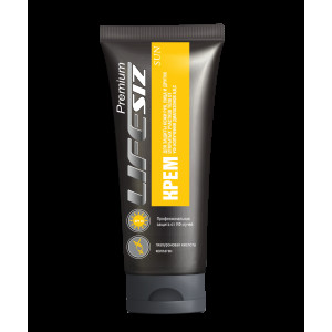 Крем защитный LIFESIZ Premium SUN от УФ-излучения диапазонов A,B,C SPF 30 100мл.