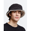 

 
Панама Bucket двусторонняя утепленная, темно-серая с бежевым