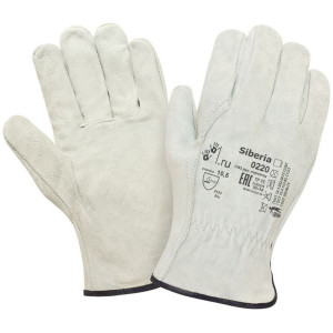 Перчатки 2Hands (Siberia) 0220 GR, спилок КРС
