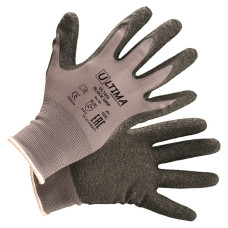Перчатки BLACK GRIP нейлоновые с латексным текстур.покр. ULT650 (кор144 пары/уп12пар)