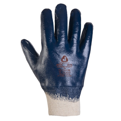 

 
Перчатки c полным нитрильным покрытием Jeta Safety JN065 синие