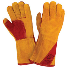 Перчатки (краги) 2Hands (Siberia) Т12-11-ru, спилок КРС/хлопок, лен, швы Kevlar