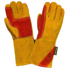 Перчатки (краги) 2Hands (Siberia) Т22-11-ru усиленные,спилок КРС/хлопок, лен, швы Kevlar