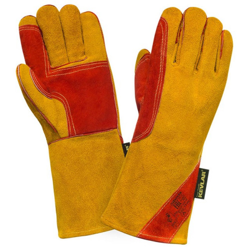 

 
Перчатки (краги) 2Hands (Siberia) Т22-11-ru усиленные,спилок КРС/хлопок, лен, швы Kevlar