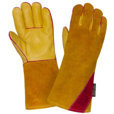 Перчатки (краги) 2Hands (Siberia) Т33-11-ru, кожа КРС/спилок КРС/швы Kevlar