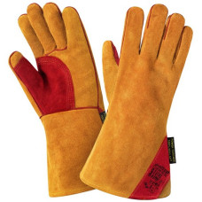 Перчатки (краги) 2Hands (Siberia) Т92-11-ru, спилок КРС/хлопок, лен, швы Kevlar