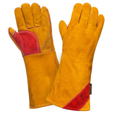 Перчатки (краги) утепленные 2Hands (Siberia) Т42-11-ru,спилок КРС/иск.мех, швы Kevlar