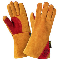 Перчатки (краги) утепленные 2Hands (Siberia) Т99-11-ru спилок КРС/иск.мех, швы Kevlar