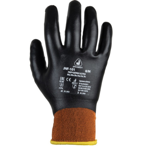 

 
Перчатки трикотажные c полным нитриловым покрытием Jeta Safety Ultra JNF-101