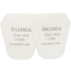 Предфильтр от пыли и аэрозолей BAIANDA 2506 P2R РОЗ (10 шт. в упаковке) (аналог 3М-5925)