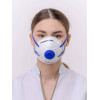 

 
Респиратор чашеобразный DSK PRO 5511 НК с клапаном выдоха FFP2 NR D (аналог 3М 8122) (20шт./коробка)