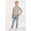 

 
Рубашка поло детская Virma Kids, серый меланж