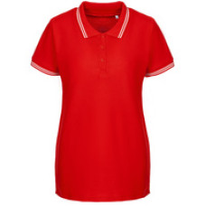 Рубашка поло женская Virma Stripes Lady, красная