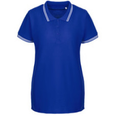 Рубашка поло женская Virma Stripes Lady, ярко-синяя