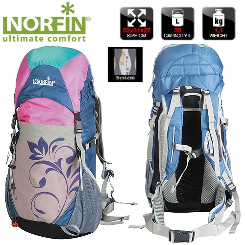 

 
Рюкзак Norfin LADY BLUE 35 NFL
