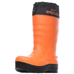 Сапоги ЭВА/ПУ 921-70PW (SPECI.ALL) муж., комп. подн., с надстав., утепл. (вкл.чул), оранж (-70°C)