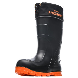 Сапоги ЭВА/ПУ 950-65 PRESIDENT (SPECI.ALL) мужские, с надст., утеплен (вкл. чулок), чер/оран(- 65°C)