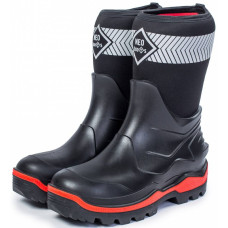 Сапоги ПУ/Нитрил С911 NEO BOOTS MIDI (ТЗРО) мужские, ком. подн и кев.стел, утеплен., черные (-30°С)