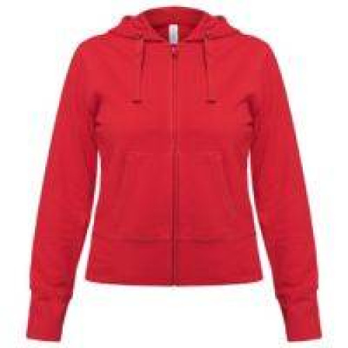 

 
Толстовка женская Hooded Full Zip красная