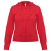 

 
Толстовка женская Hooded Full Zip красная