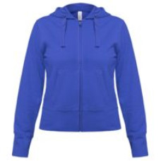 Толстовка женская Hooded Full Zip ярко-синяя