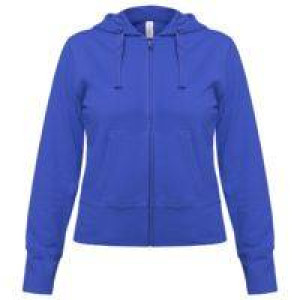 Толстовка женская Hooded Full Zip ярко-синяя