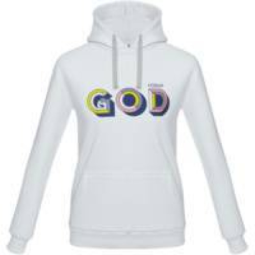 

 
Толстовка с капюшоном «Новый GOD», белая