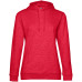 

 
Толстовка с капюшоном женская Hoodie, красный меланж