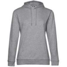 Толстовка с капюшоном женская Hoodie, серый меланж