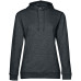 

 
Толстовка с капюшоном женская Hoodie, серый меланж (антрацит)