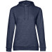 

 
Толстовка с капюшоном женская Hoodie, синий меланж