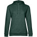 

 
Толстовка с капюшоном женская Hoodie, темно-зеленый меланж