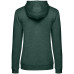 

 
Толстовка с капюшоном женская Hoodie, темно-зеленый меланж