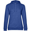 

 
Толстовка с капюшоном женская Hoodie, ярко-синий меланж