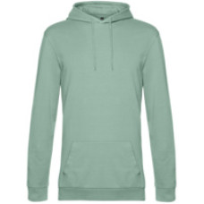 Толстовка с капюшоном унисекс Hoodie, серо-зеленая