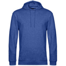 Толстовка с капюшоном унисекс Hoodie, ярко-синий меланж