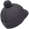 

 
Вязаная шапка с козырьком Peaky, серая (антрацит)